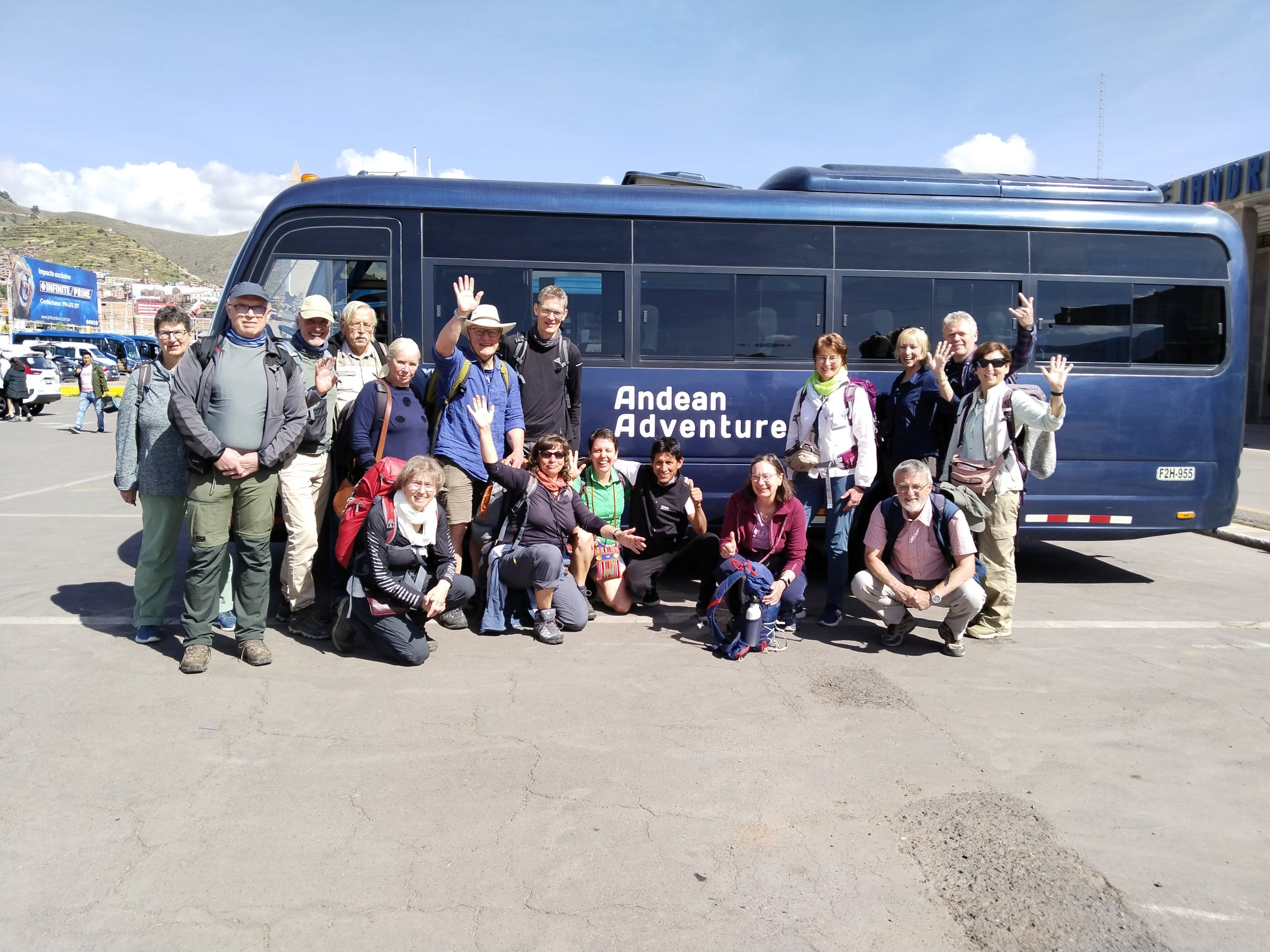 An Andean Adventures Peru group before setting off