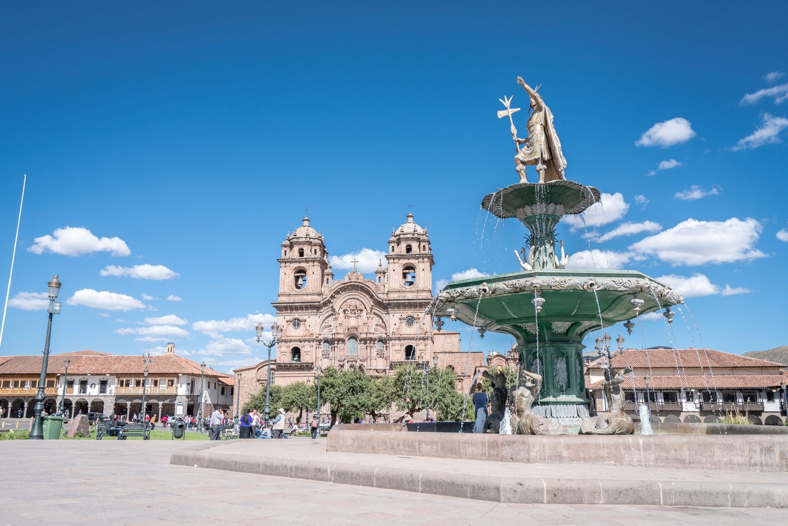 The Plaza de Armas in Cusco