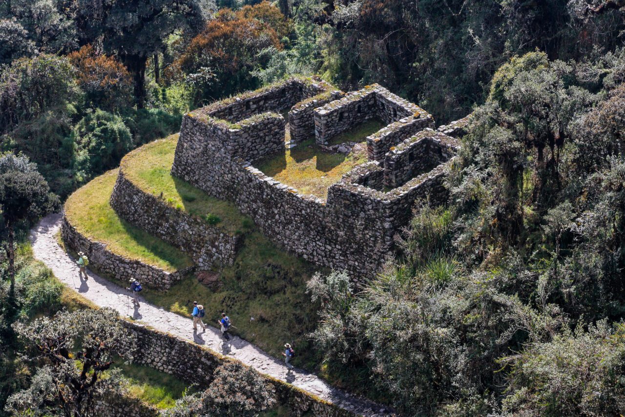 Runkurakay ruins on Inca Trail