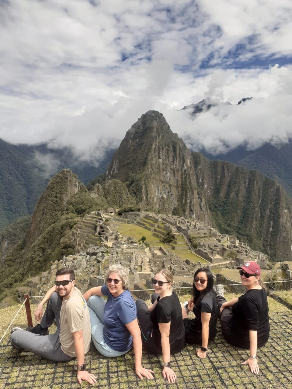 Classic view of Machu Picchu