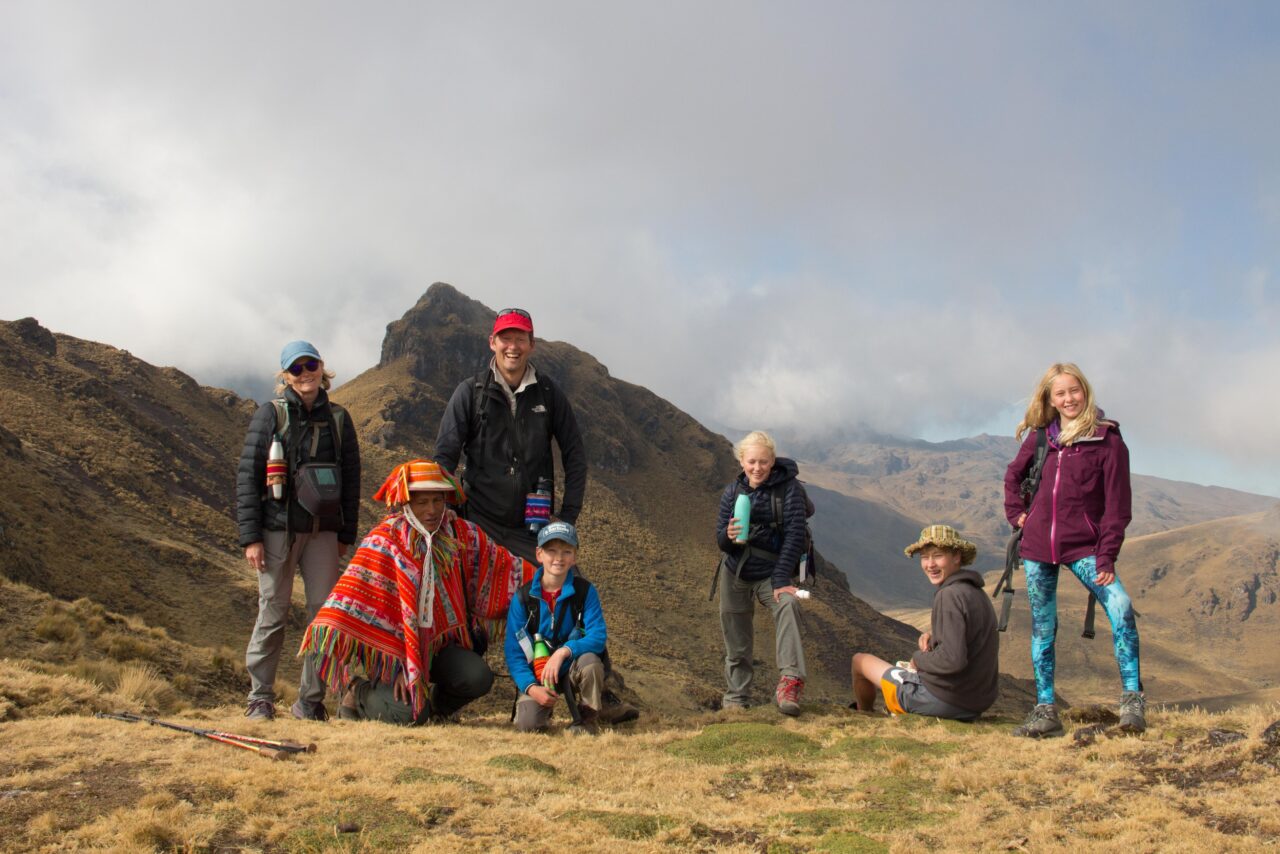 Tejedoras andinas durante el Weavers Trek